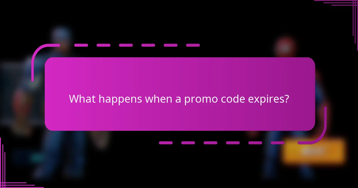 What happens when a promo code expires?